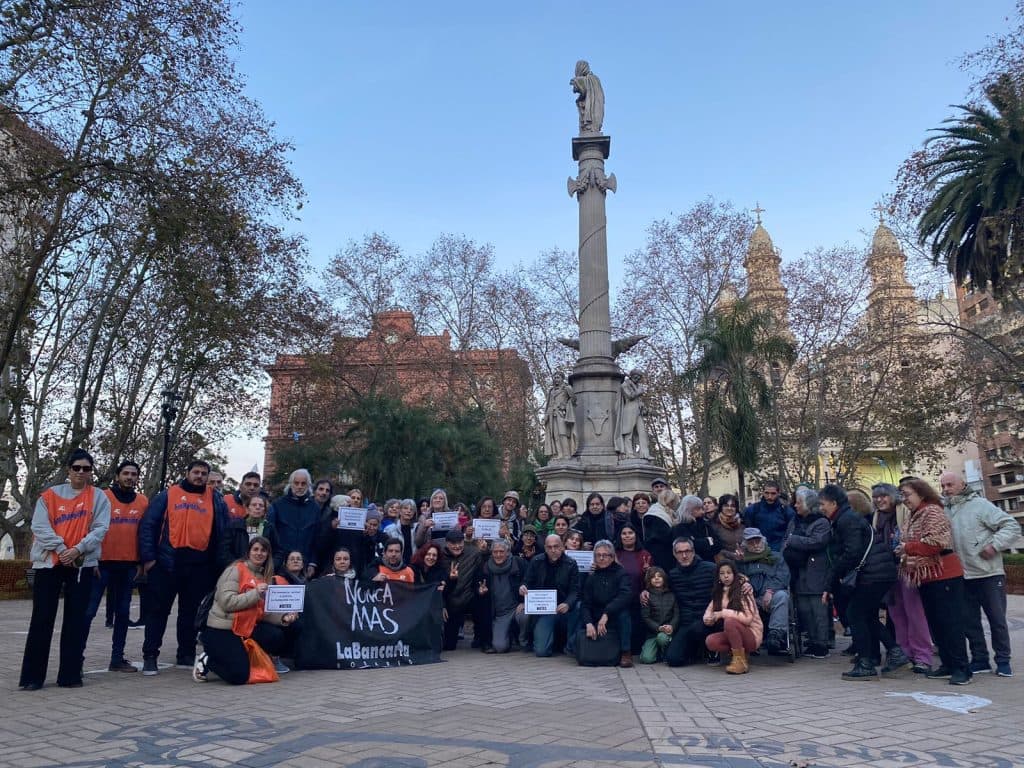 La ronda de los jueves fue en defensa de las políticas de memoria, verdad y justicia